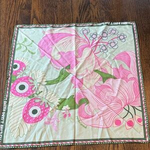 Papa Don’t Preach scarf beautiful pink and green scarf.  Brand new